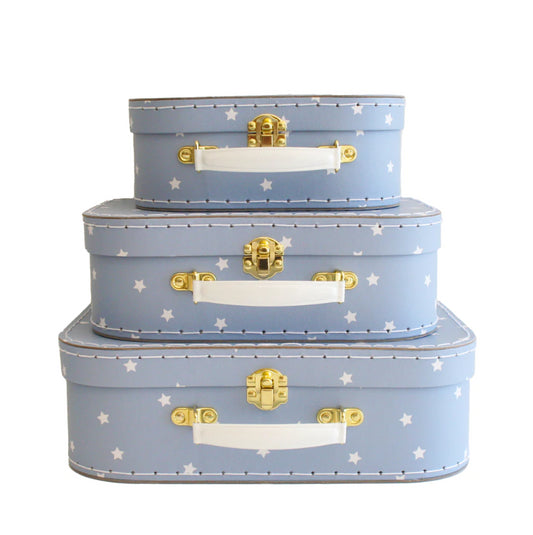 Alimrose Kids Carry Case Set - Blue Stars