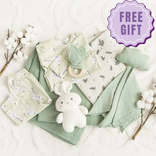 Baby Shower Gifts Luxury Baby Hamper Green Giraffe