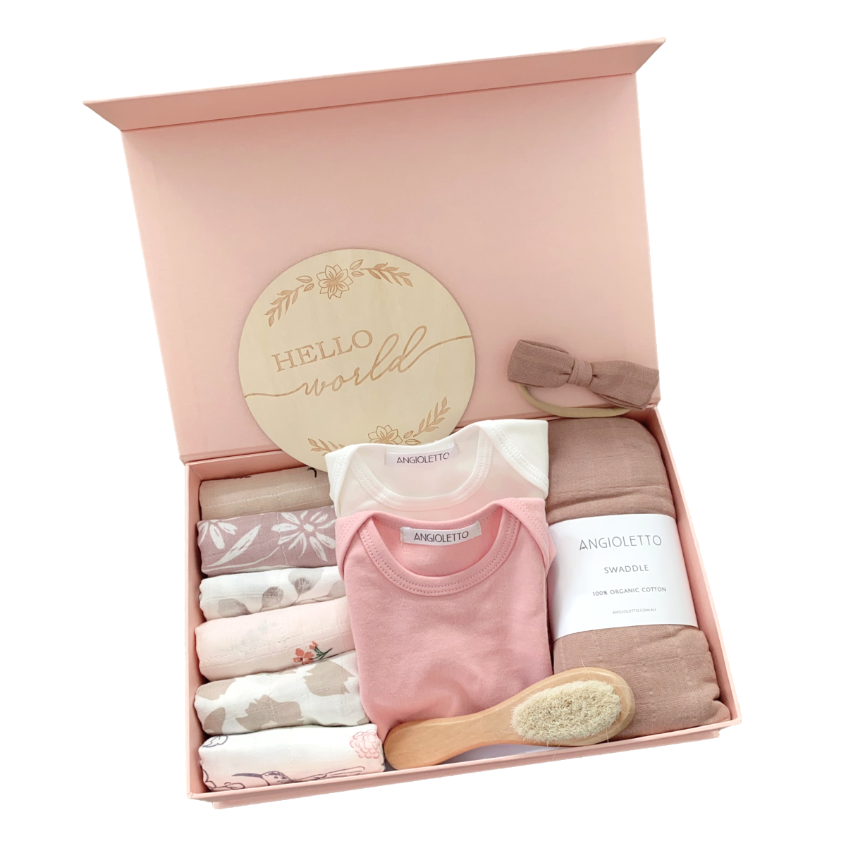 Baby Girl Gift Hamper Pink 0-3M