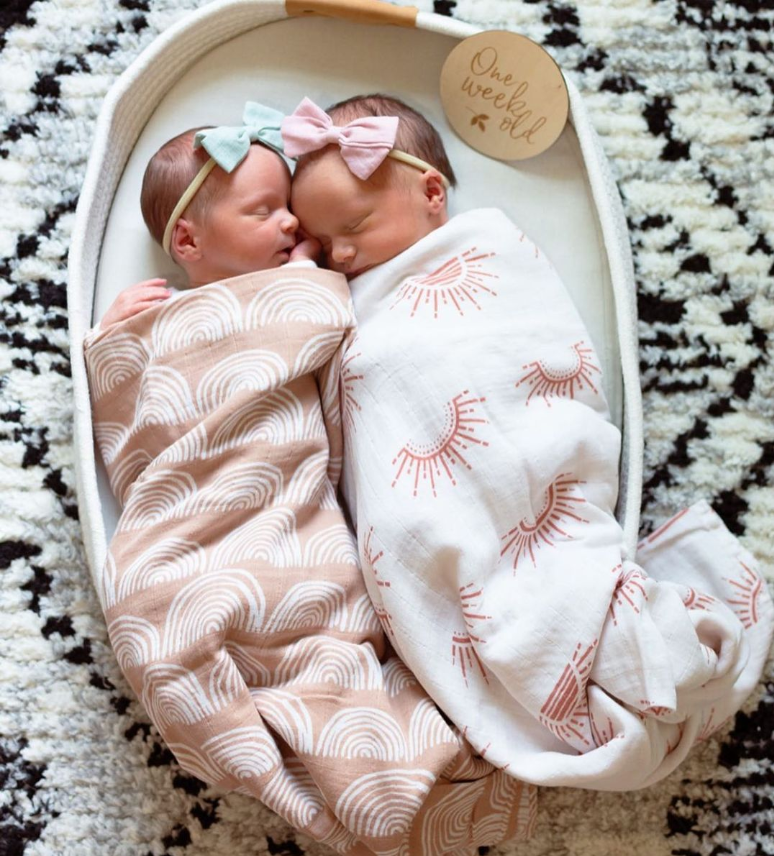 Angioletto Bamboo Muslin Blanket Sunlight