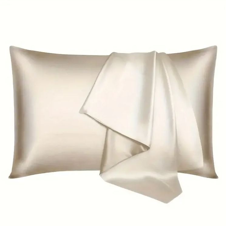 Silk Pillowcase with Invisible Zipper Queen Size Luxury gift for Mom