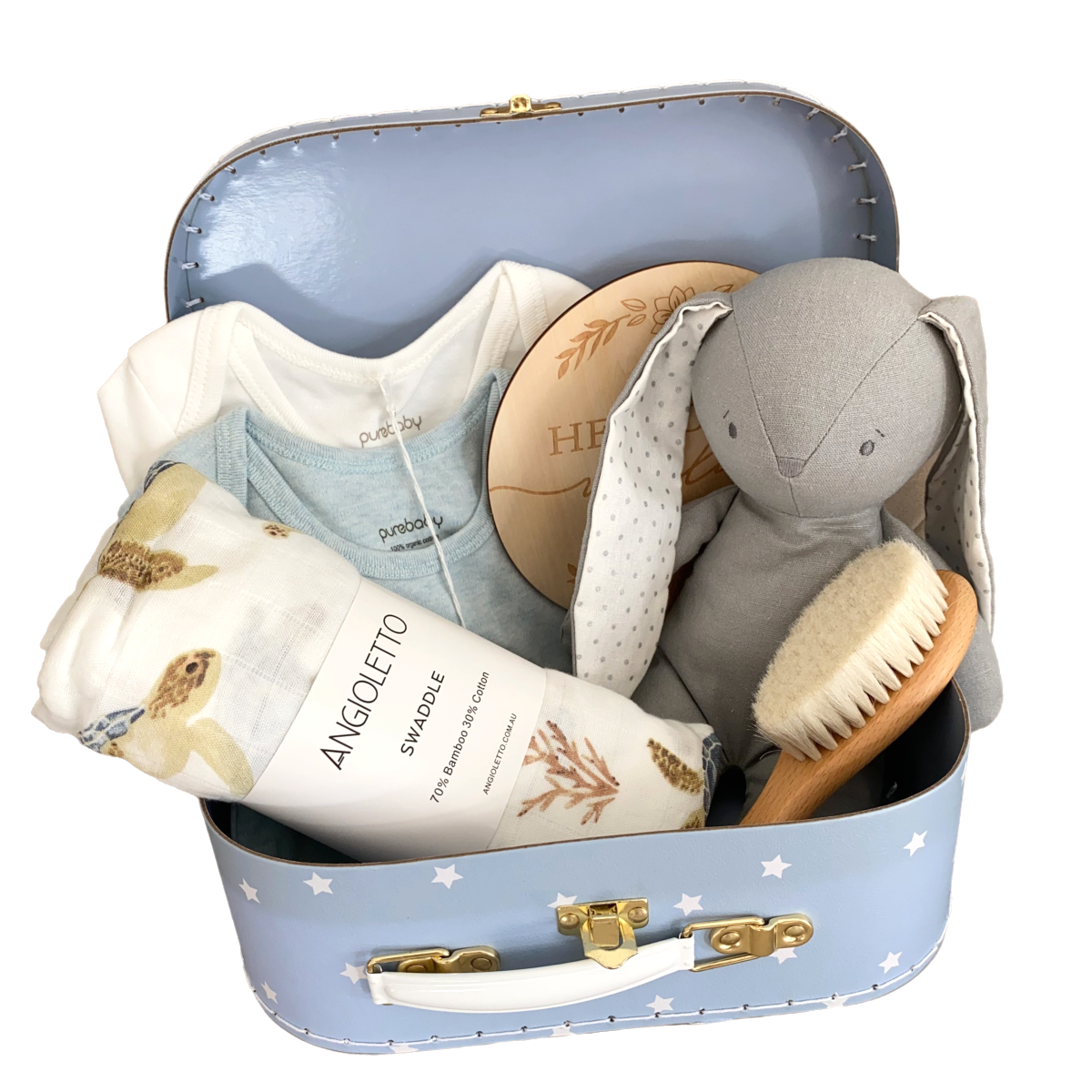 Baby Shower Gift Box Blue 0-3M